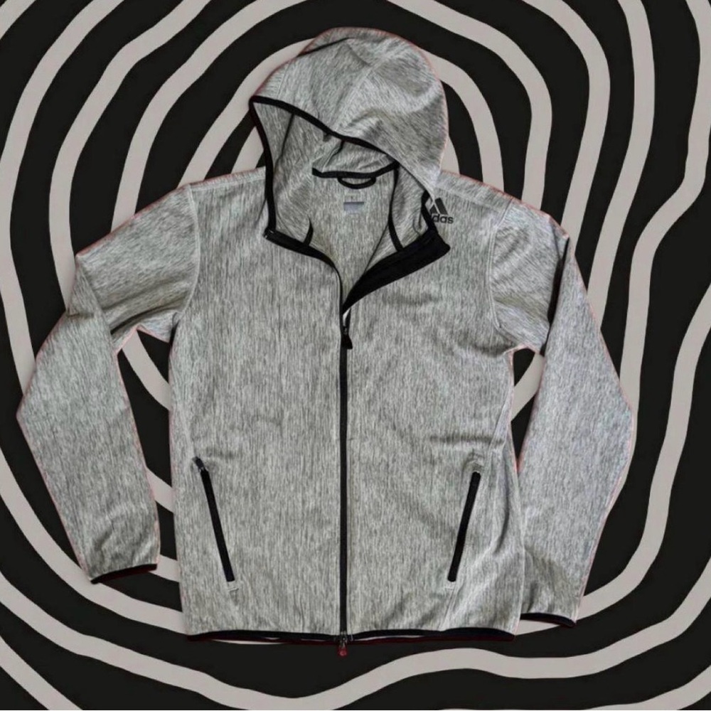 Adidas Men's Light Gray Performance Jacket